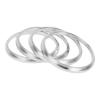 INFINAUTO Hub Centric Rings 72.6mm Inner To 82mm Outside Diameter Vehicle Wheel Hub Rings Aluminum Alloy 4pcs