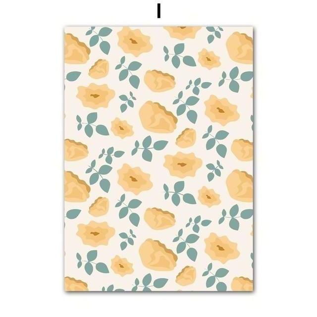 Минималистичный цветной блок, цветок, бабочка, настенные художественные постеры, принты, скандинавская картина на холсте, абстрактные картины для декора гостиной