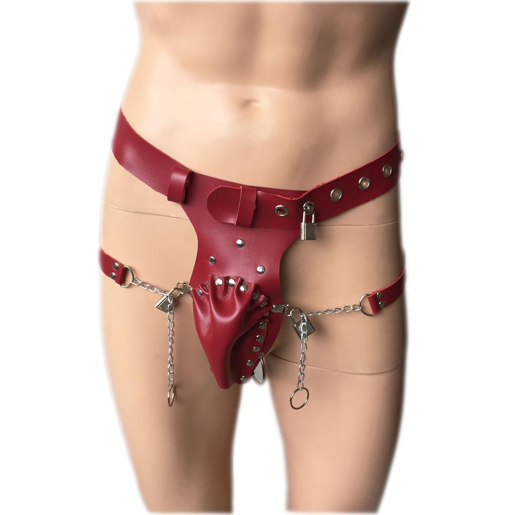SM Torture Equipment Men's Underwear Chastity Belt Pants Anti-Masturbation Bondage Training Adult Penis Alternative Taste
