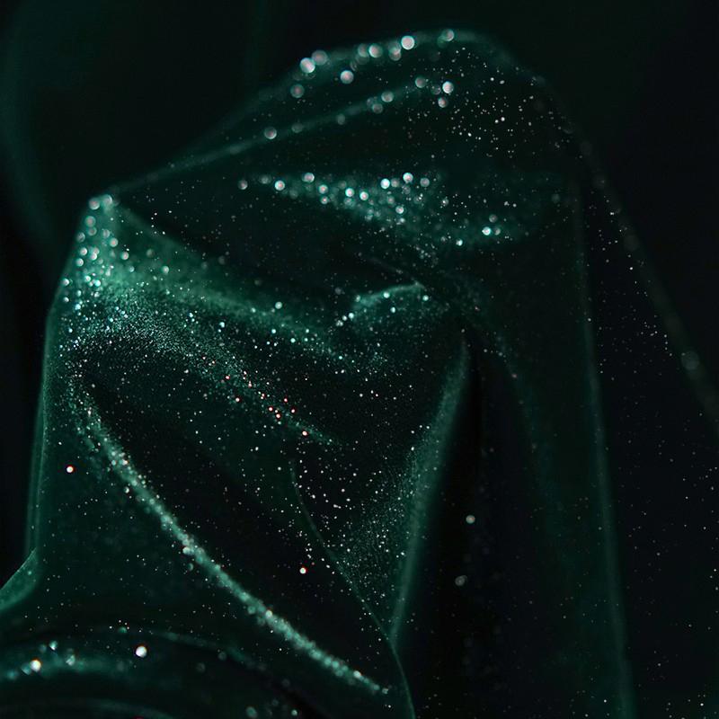 Бархатная ткань с блестящим звездным дизайном, мягкая гладкая неэластичная блестящая ткань, сделай сам, шитье, свадебные платья, банкетные платья, ципао