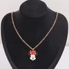 Cartoon Mickey Mouse Mickey Donald Duck Drip Oil Alloy Necklace Children's Fun Fashion Animation Student Sweater Chain Jewelry