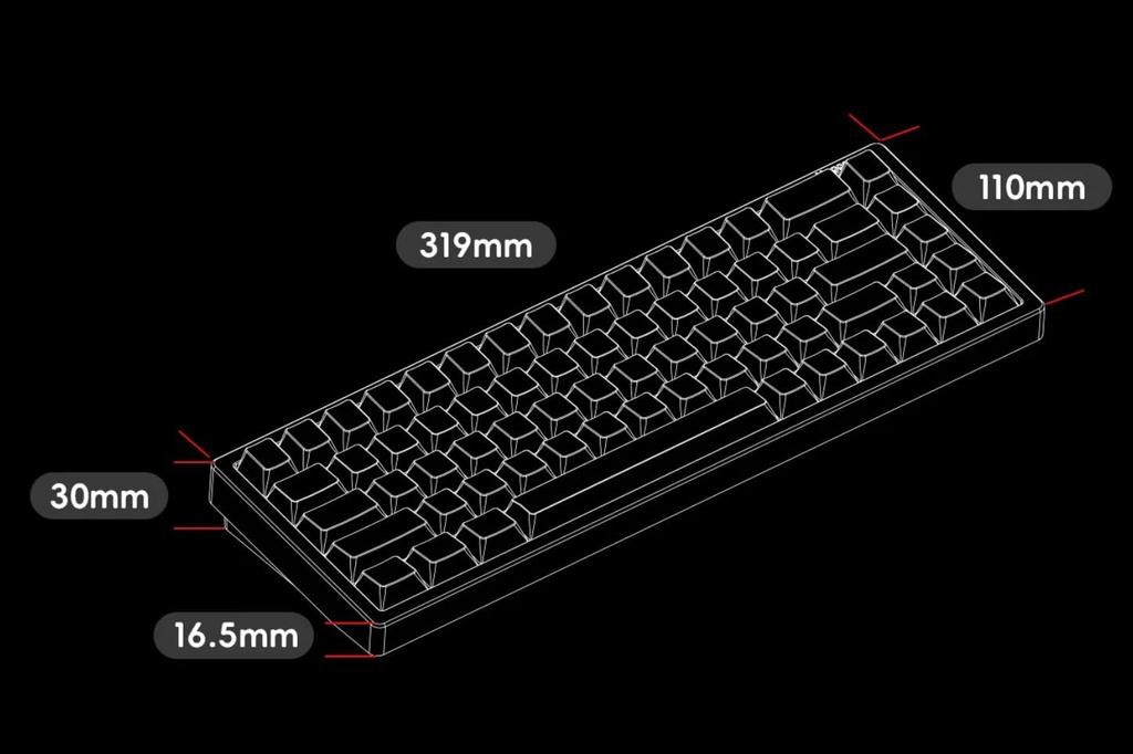 LUMINKEY Magger 68 HE Performance, авторизованный дистрибьютор в Японии, гарантированно быстрое срабатывание, игровой корпус, полностью алюминиевый, 8000 Гц, RGB, проводной USB