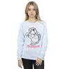 Disney Womens/Ladies Bambi Thumper Line Drawing Sweatshirt
