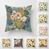 Office Living Room Home Pillowcase Simple Floral Retro Pillowcase Car Ornaments