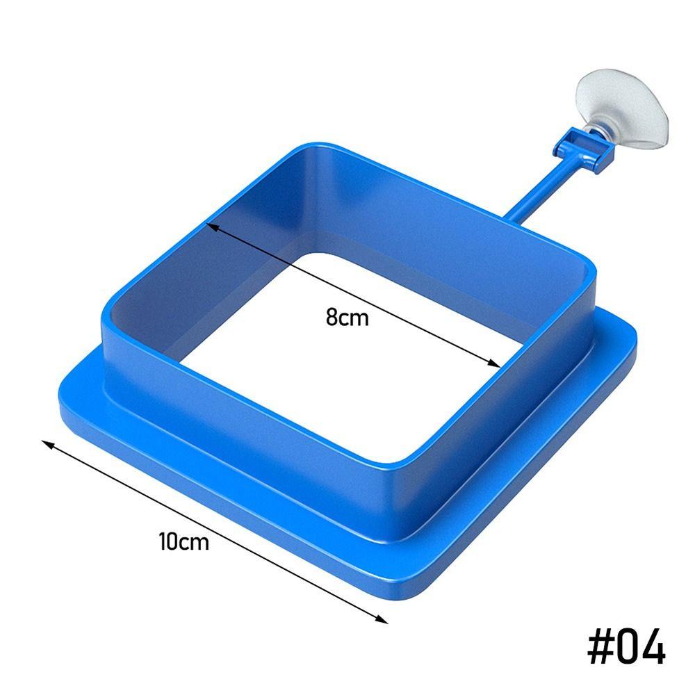 Пластиковая самоплавающая кормушка с фиксированной точкой, квадратное кольцо для кормления рыб, аквариумное кормление