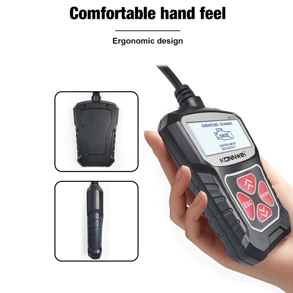 KONNWEI KW310 Универсальный автомобильный сканер Профессиональный считыватель автомобильных кодов CAN Диагностическое сканирование автомобиля