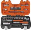 Bahco Socket and Spanner Set and 34 1 Set S330, 6.35mm 9.5mm Drive, Pieces,