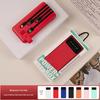 Сувенир Года Лошади: Сертифицированный 3C набор Power Bank с быстрой зарядкой и встроенным кабелем в качестве подарка на ежегодное собрание для клиентов