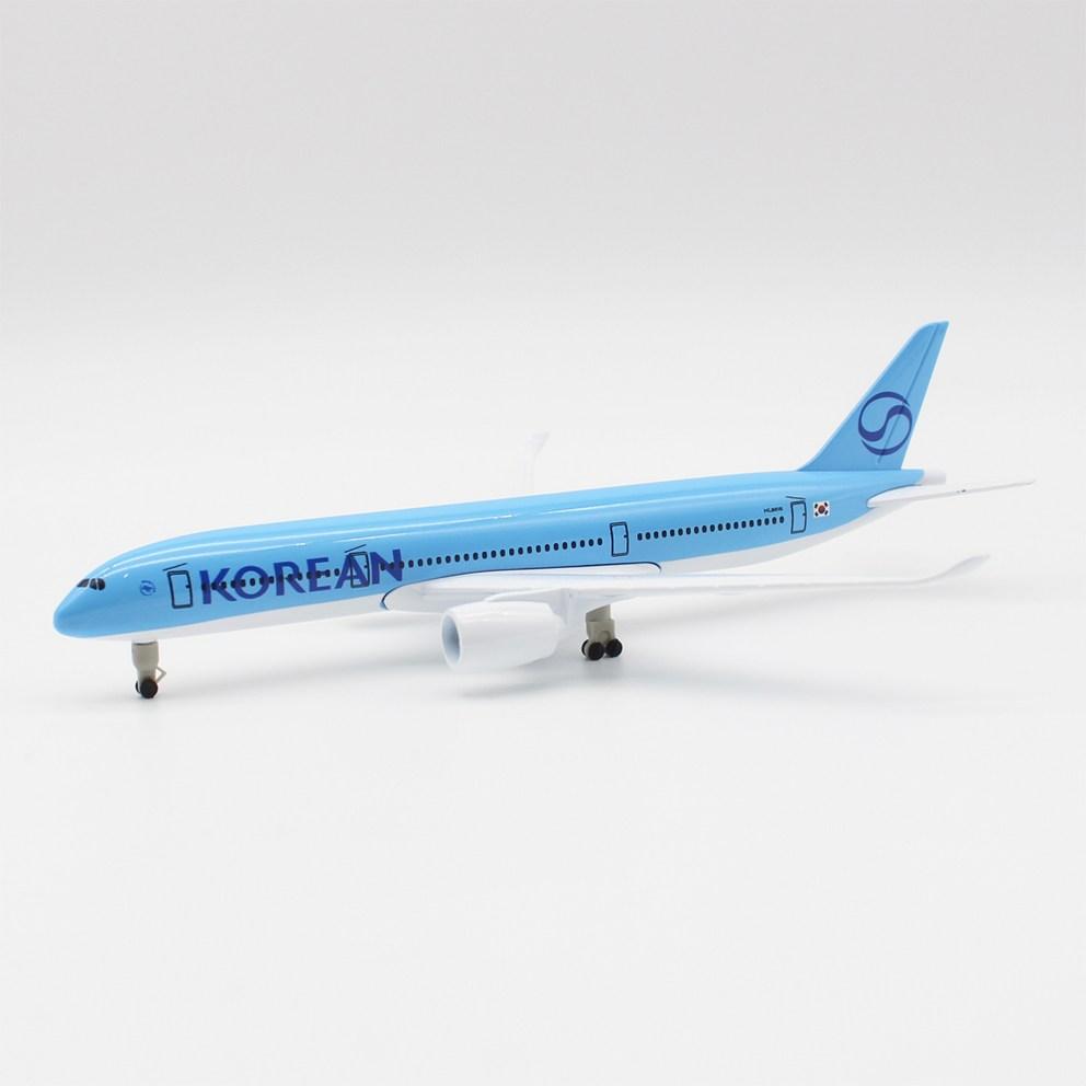 JJC Металлическая миниатюрная модель самолета - Korean Air A350 (Новая раскраска, 1:300, 20 см) - Коллекционные и декоративные