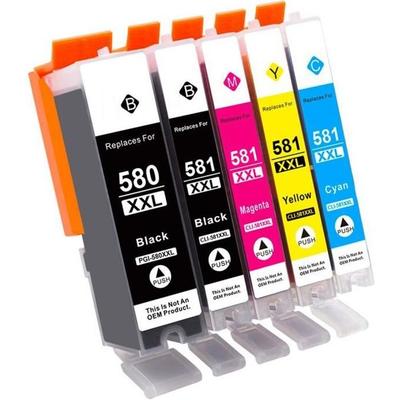 Совместимые картриджи PGI-580 CLI-581 XXL для Canon PIXMA TS6150 TS6151 TR8550 TS8150 TS8151 TS9150