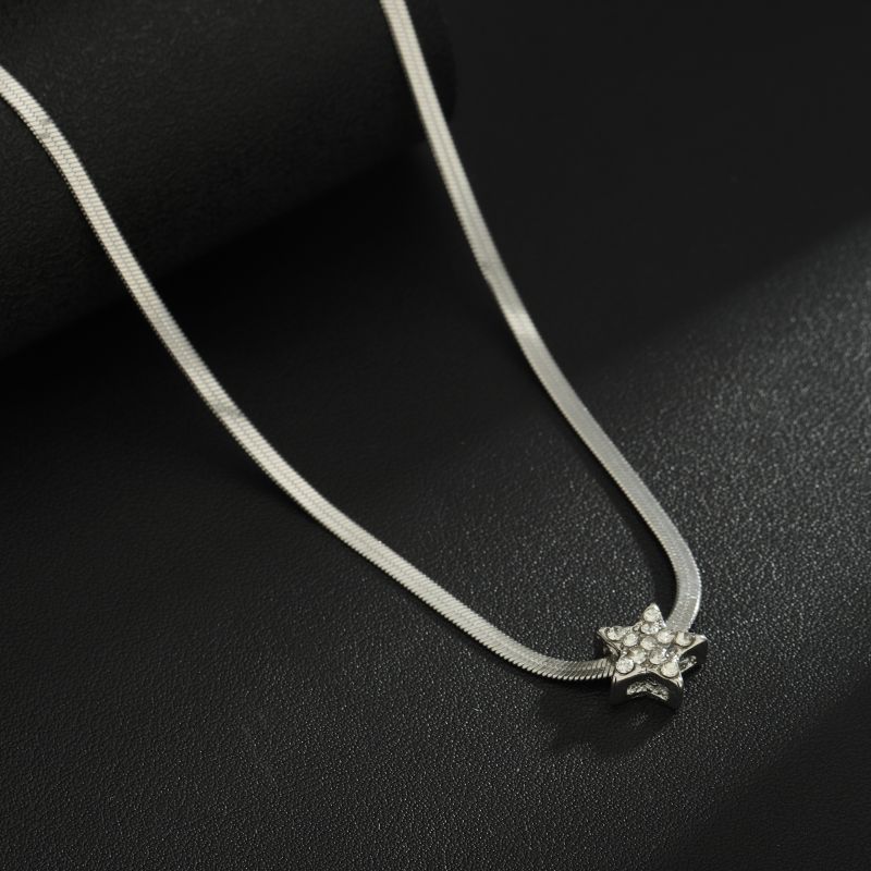 Unisex Copper Alloy Necklace Electroplated Durable Non-Fading Jewelry Sweater Chain Personalized Fashion Accessory