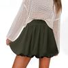 Женская новая плиссированная юбка-мини с открытыми плечами на весну и лето длиной до пола