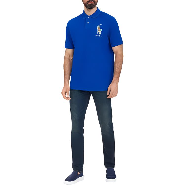 Polo Ralph Lauren Big Pony Polo Shirt Men's Blue 710926413-004