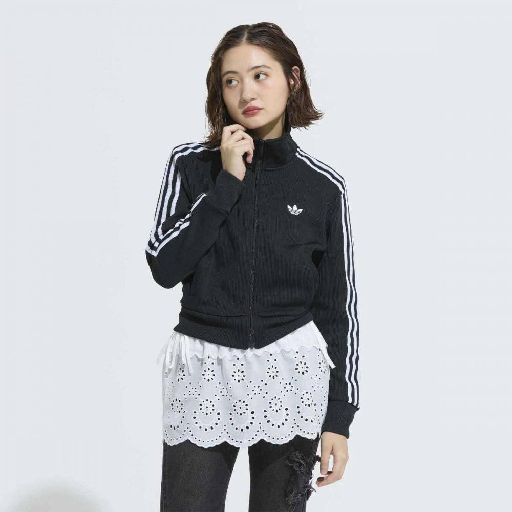 AdidaS Women S claSSic Firebird Knit Track Top With Stand Up Collar Jy2613