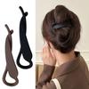 Smooth Banana Hair Barrettes Slip Resistant Grip For Women Girls High Ponytail Styling Accessories