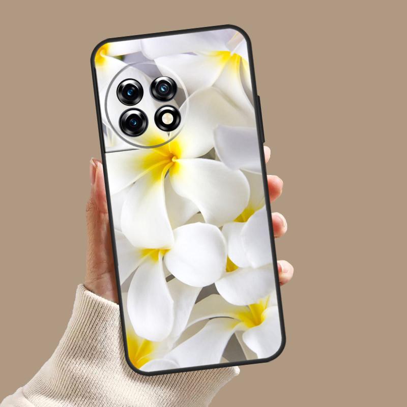 Чехол "Тропический рай" с гавайским цветком для OnePlus 10T 8T 9R 10R 12R OnePlus 12 11 9 10 Pro Nord 2 CE 3 Lite N10 N20 N30