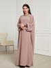 Elegant Middle Eastern Hooded Hijab Long Dress