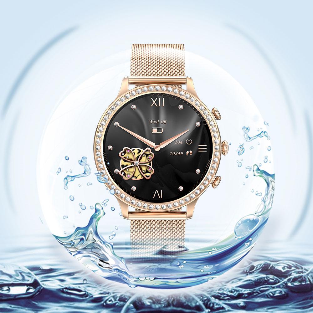 MEVADEN Смарт-часы с Bluetooth-вызовом, женские часы с циферблатом на заказ, спортивные часы-браслет для фитнеса, модные женские умные часы для Android IOS