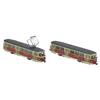 TOMYTEC Railway Collection Tetsuro Dresden Tram Tatra T4 + B4 Type 2-Car Set (Diorama Supplies)