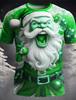 Christmas Santa Holiday Shirt 3D Printed Hot Christmas Short Sleeve Party Men's Tops Rave Printed Casual Fashion Menswear