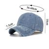 Мужская джинсовая бейсболка, женская легкая панама с хвостиком, кепка Snapback, шляпа с солнцезащитным козырьком, козырек