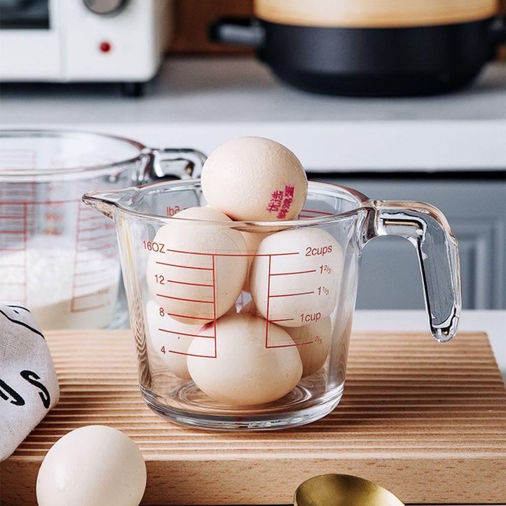 Glass Liquid Measuring Cups Oven Safe Milk Cup Measuring Cups with Scale  Kitchen Baking Tools