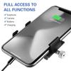 Bicycle Mobile Phone Mount Aluminium Motorcycle Scooter Handlebar Phone Holder for 3.0 - 6.8 Inches