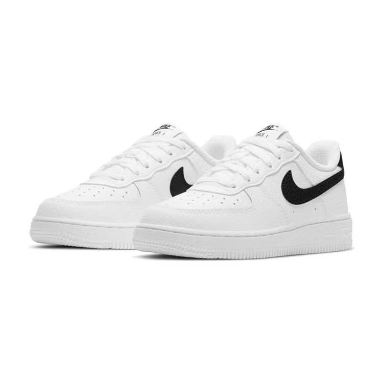 Nike Детские кроссовки Air Force 1 GS Бело-черные CT3839-100