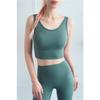 Женский красивый бюстгальтер для йоги на спине, антибликовый, амортизирующий, собирающий спортивный бюстгальтер