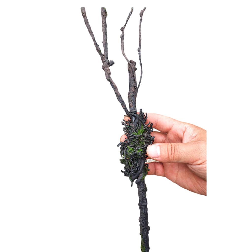 Рептилии Растение Скрыть Виноградная Ветка Листья Террариум Джунгли Среда обитания для Ящериц Гекконов Змея Декоративное Ложное Растение