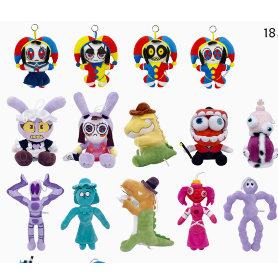 30Style The Amazing Digital Plush Toys Amazing Circus Clown Rabbit Plush Dolls Periphery Stuffed Toys Kids Adults Gift