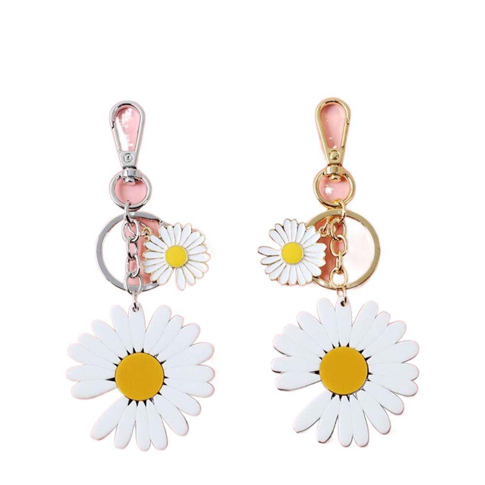 Цветок Подвеска Сумка Подвеска Автомобильный Брелок Цветы Украшения Брелок Ромашка Брелки Брелок