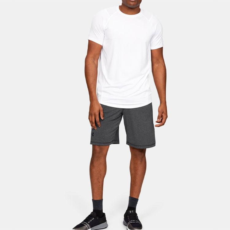 Under Armour Повседневные спортивные шорты для баскетбола, бега, быстросохнущие, облегающие, мужские шорты, темно-серые 1253527-090