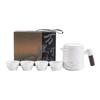 Travel tea set Outdoor camping one pot four cups brewing teapot tea tray portable bag Kung Fu tea set Fujian