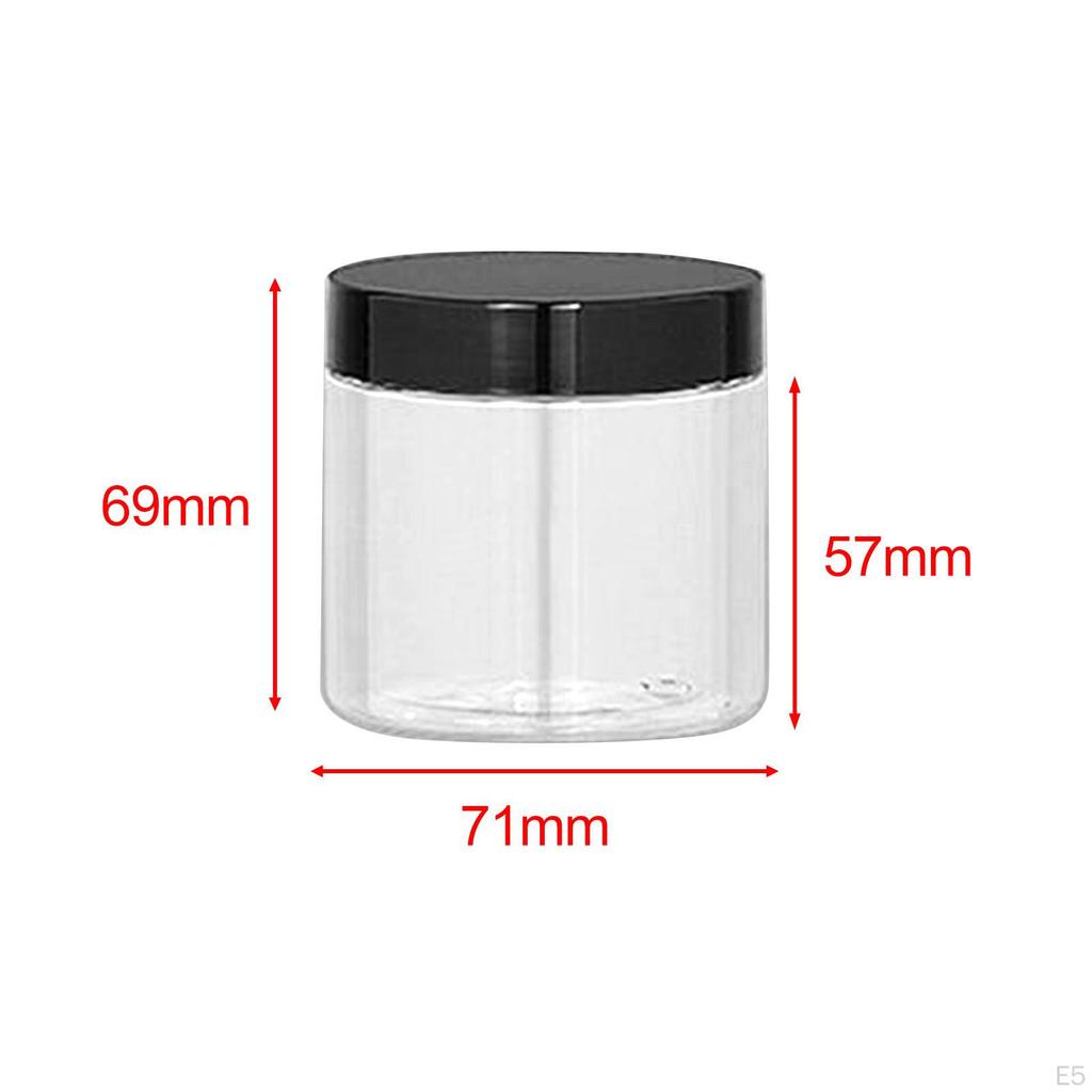 10 шт., пустая банка, домашний крем для домашних животных, прозрачный круглый лосьон Rage для конфет