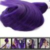 24 Inch Dark Purple Pre-Stretched Braiding Hair, Synthetic Pre-Stretched Braids Hair Extensions, 1 Pack Braiding Hair