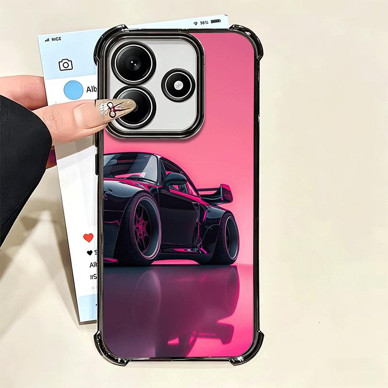 Спортивный автомобиль RWB Крутой Мягкий Чехол Для Телефона Для Xiaomi Poco X7 X8 Pro Max X6 X5 X3 F8 Ultra F7 M8 M7 M5S Redmi 15C 15A 15 14C 13C 12C 13