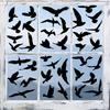 9Pcs Window Sticker Easy To Apply Reusable Bird Protection Stickers Exquisite Bird Safety Decal for Home