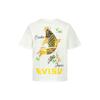 Evisu Унисекс Футболка с принтом рыбы кои, круглым вырезом и коротким рукавом Белая 2ESHTM3TS591XXCT