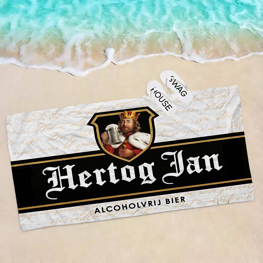 H-Hertog Jan Полотенце для ванны из микрофибры, мягкое, хорошо впитывающее влагу, дышащее, для девочек, детей, декоративное, с рисунком, пляжное полотенце
