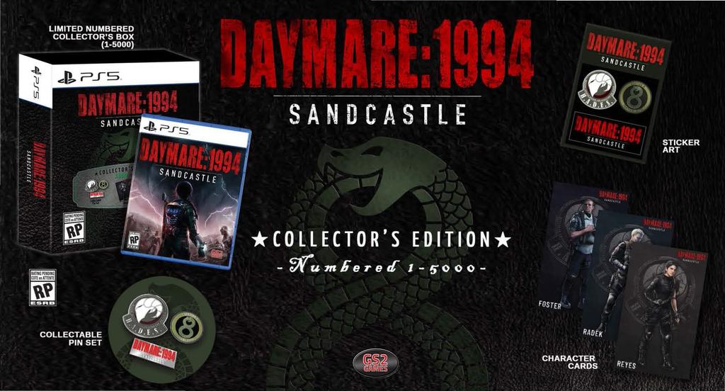 1994 Sandcastle Edition North PS5 Daymare - Коллекционное (Импортная версия Америка) -