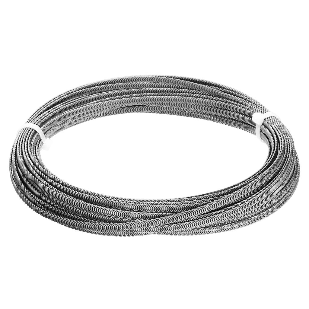 PATIKIL Корсетные косточки из нержавеющей стали 304 Спиральные стальные металлические косточки с 32 наконечниками для косточек для изготовления корсетов Футы Всего (Шириной 6 мм) (66 Длина)