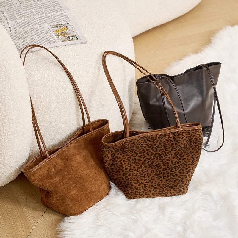 Сумка нишевая женская мода новая сумка через плечо леопардовый принт ретро стиль для通勤 высокого качества подмышечная сумка-тоут