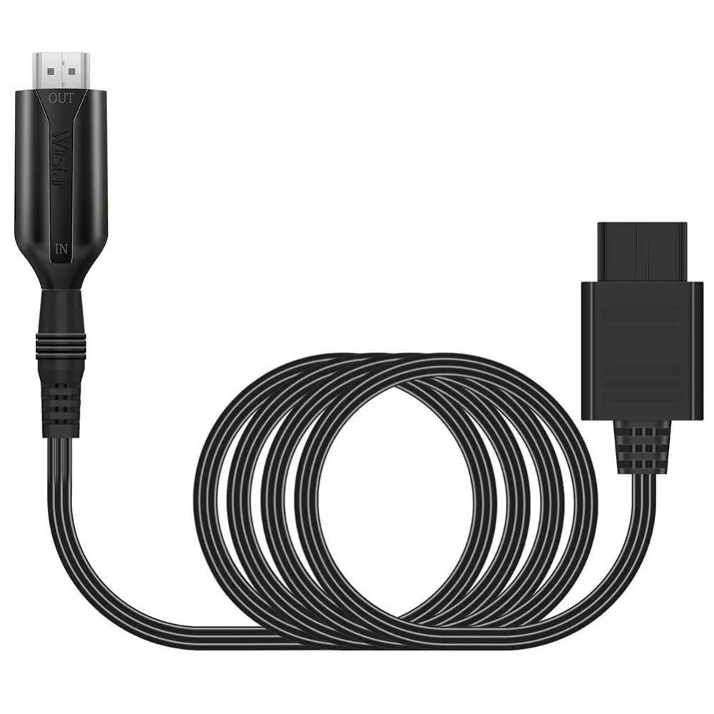 Кабель-адаптер HDMI для N64, GameCube, SNES, N64. Plug and Play. Полностью цифровой кабель. Аксессуары.
