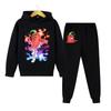 Fashion Cartoon Edison Kids Anime Hoodie Set Long Sleeve 3d Printing Kids Trend Casual Sweater New Sleeve Length (cm)