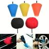 5PCS Sponge Polishing Pads Cone Ball Shape Car Detailing Buffing Wheel Drill Polisher Foam Pad Set