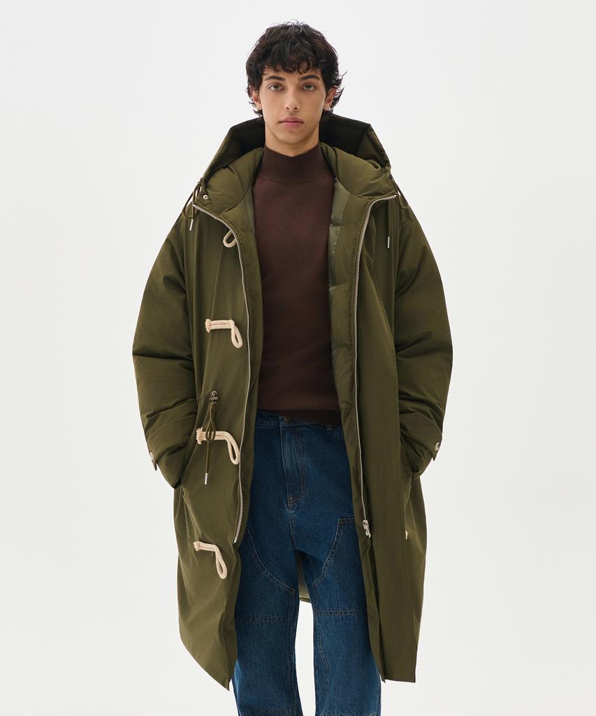 Tradclub Toggle Hooded Heavy Long Padded Jacket (2 Colors)