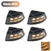 4PCS Solar Step Lamp Outdoor Home Garden Staircase Patio Lights Steps Walkway Lights Solar Lamp Outdoor LED Decorative Lights