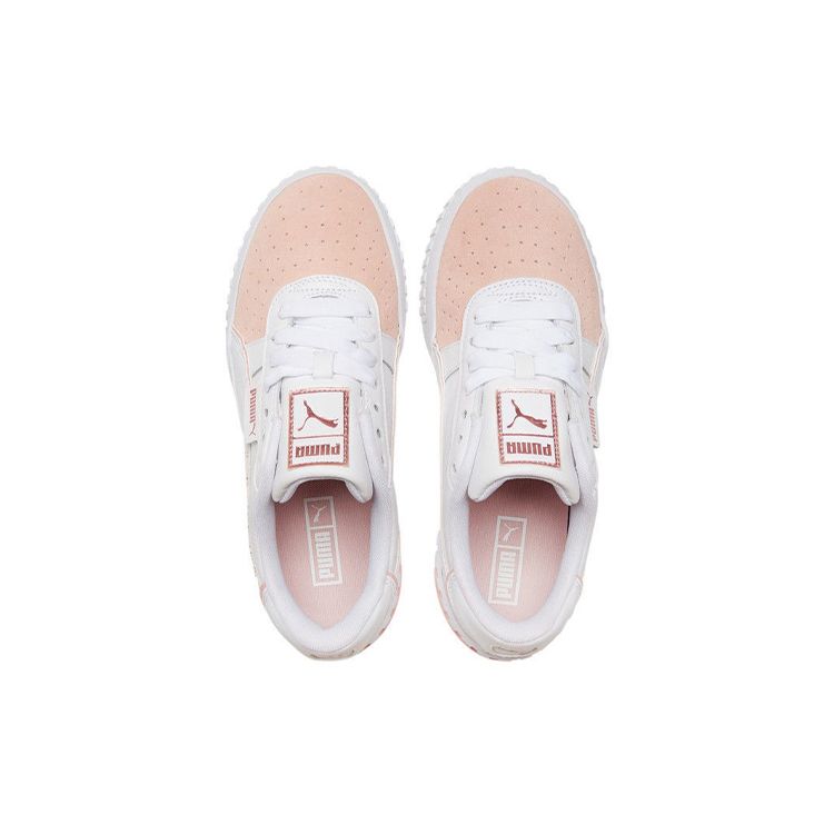 Puma Cali Casual Низкие кроссовки Женские кроссовки Белый Розовый 375008-02