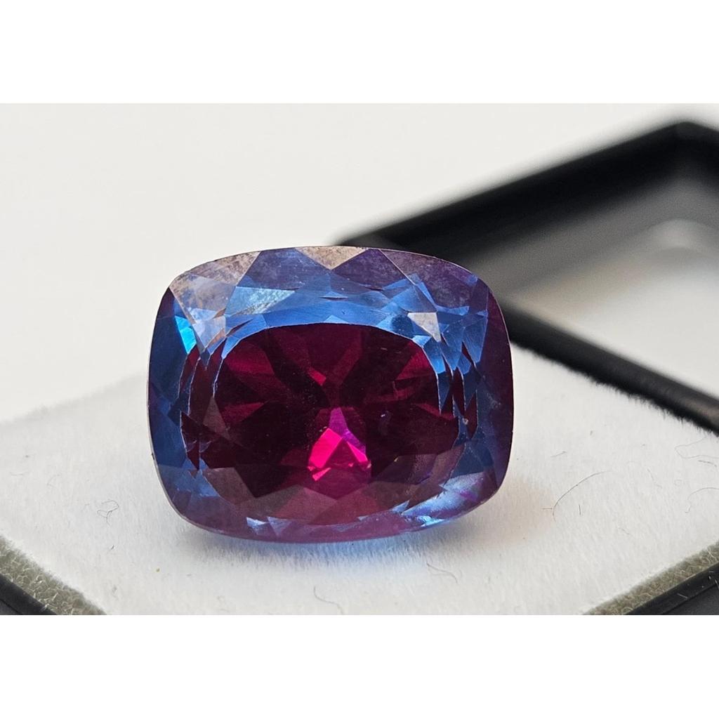 Cushion Cut Natural Pitambari Sapphire 12+ Ct Fabulous Certified Loose Gemstone